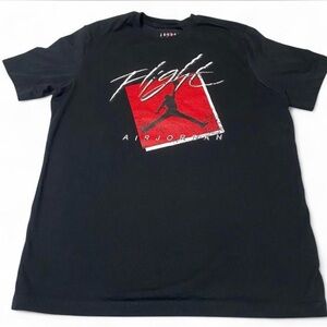 Nike Shirt Black Air Jordan Flight Jumpman Graphic The Nike Tee Athletic